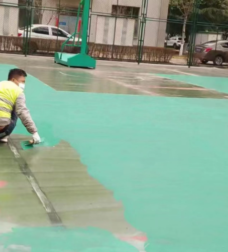 奉贤球场地面翻新